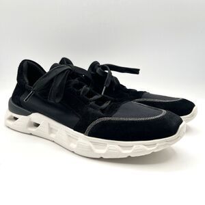 Alyce Athleisure Vaneli Sport Sneakers Shoes Black Nival Suede Comfort Sz 8.5 N